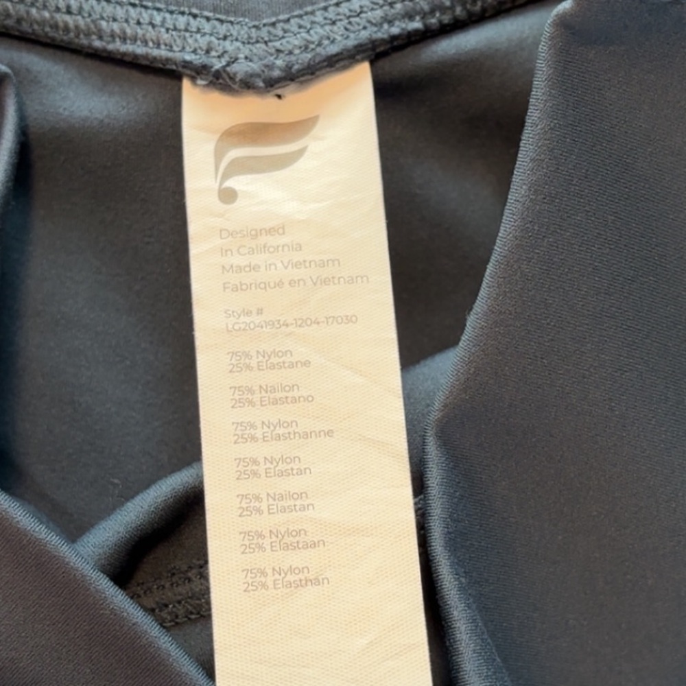 NWOT Fabletics Motion365 Leggings in Dark Blue - Picture 12 of 13
